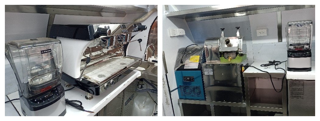 cooking equipment for mobile coffee trailers